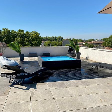 Appartement Rooftop avec piscine Avignon Extérieur photo